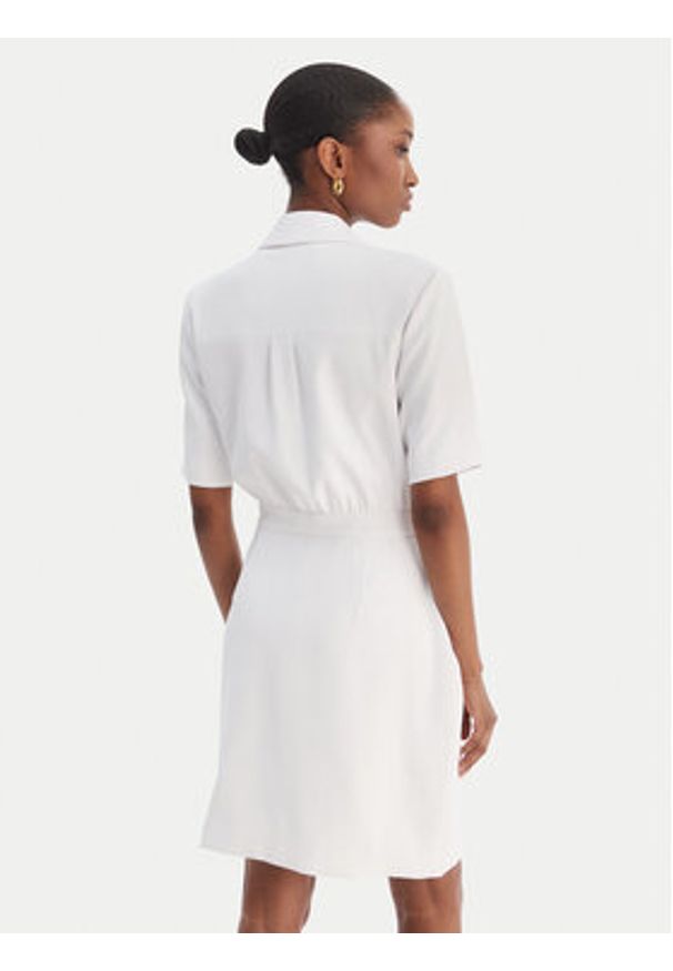 Fracomina Sukienka koktajlowa FS25SD1001W47601 Biały Regular Fit. Kolor: biały. Materiał: syntetyk. Styl: wizytowy