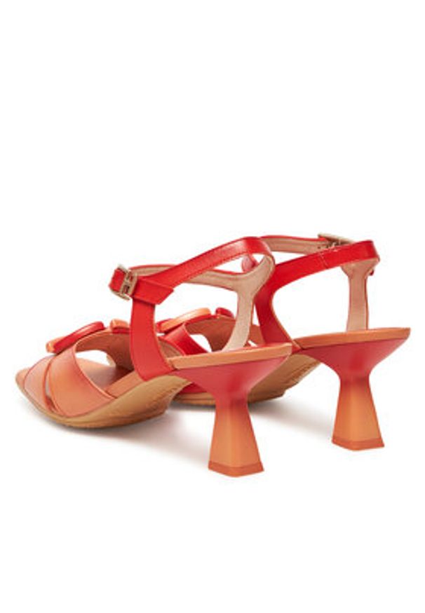 Hispanitas Sandały Danielle HV253880 Koralowy. Kolor: pomarańczowy. Materiał: skóra