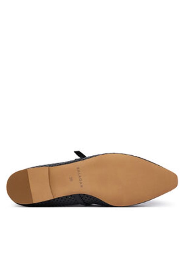 BALAGAN - Balagan Baleriny Neta Czarny. Kolor: czarny. Materiał: skóra