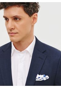Pako Lorente - PAKO LORENTE – Granatowa marynarka garniturowa. Okazja: na spotkanie biznesowe. Kolor: niebieski. Materiał: poliester, wełna, elastan. Wzór: gładki. Styl: biznesowy #9