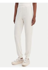 Guess Spodnie dresowe O6GB01 KCQP2 Écru Regular Fit. Materiał: syntetyk #1