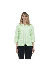 LEONE 1947 APPAREL - Podstawowa kurtka damska. Kolor: zielony. Materiał: tkanina. Sport: turystyka piesza