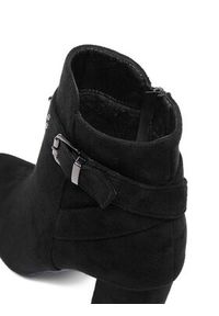 DeeZee Botki HX18052A-85 Czarny. Kolor: czarny. Materiał: materiał #7