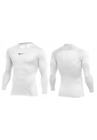 Koszulka termoaktywna do piłki nożnej męska Nike Dry Park sportowa. Kolor: biały