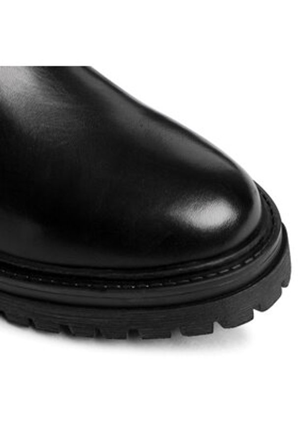 Geox Oficerki D Iridea C D04HRC 05443 C9999 Czarny. Kolor: czarny. Materiał: skóra