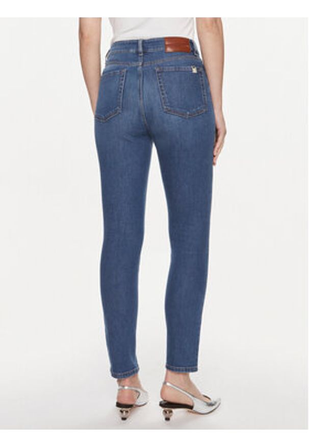 Weekend Max Mara Jeansy Eufrate 2415181051 Granatowy Slim Fit. Kolor: niebieski