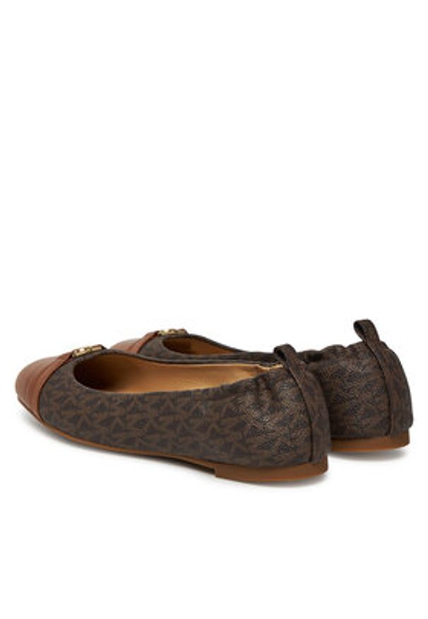 MICHAEL Michael Kors Baleriny Mandy 40S5MAFP1B Brązowy. Kolor: brązowy. Materiał: materiał