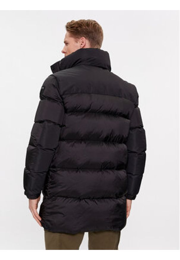 Blauer Kurtka puchowa 23WBLUK03009 Czarny Regular Fit. Kolor: czarny. Materiał: syntetyk, puch