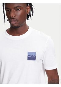Hugo - HUGO T-Shirt Dapusi 50544458 Biały Regular Fit. Kolor: biały. Materiał: bawełna #5