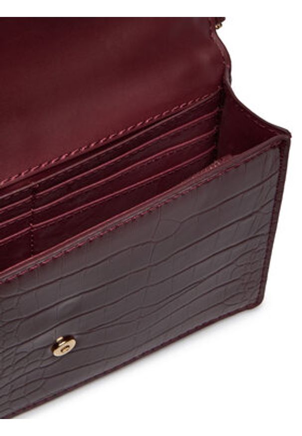 Aldo Torebka Lilitha 14143773 Bordowy. Kolor: czerwony. Materiał: skórzane