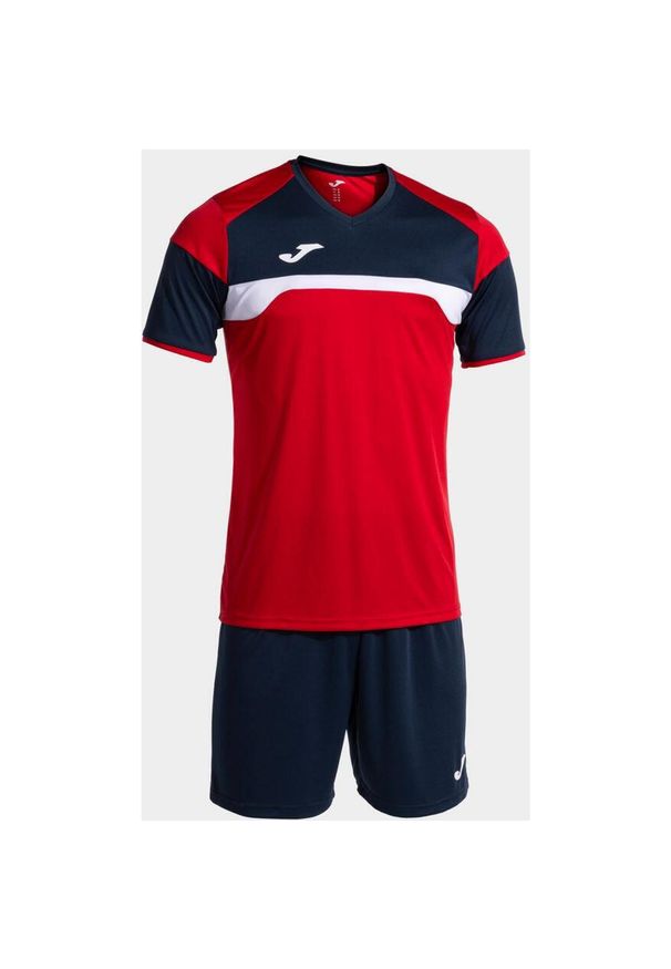 Zestaw sportowy Joma Danubio III Czerwony/Morski — 3XL. Kolor: czerwony, niebieski, wielokolorowy. Materiał: dresówka. Sport: piłka nożna