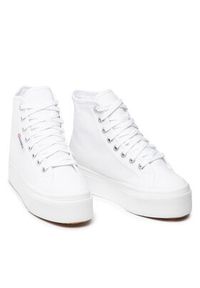 Superga Sneakersy Hi Top 2708 S41273W Biały. Kolor: biały. Materiał: materiał #3