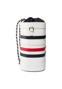 TOMMY HILFIGER - Tommy Hilfiger Torebka Item Staple Bucket AW0AW08310 Biały. Kolor: biały. Materiał: skórzane #5