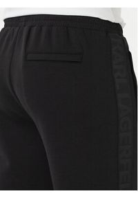 Karl Lagerfeld - KARL LAGERFELD Spodnie dresowe 705016 562901 Czarny Regular Fit. Kolor: czarny. Materiał: syntetyk #5