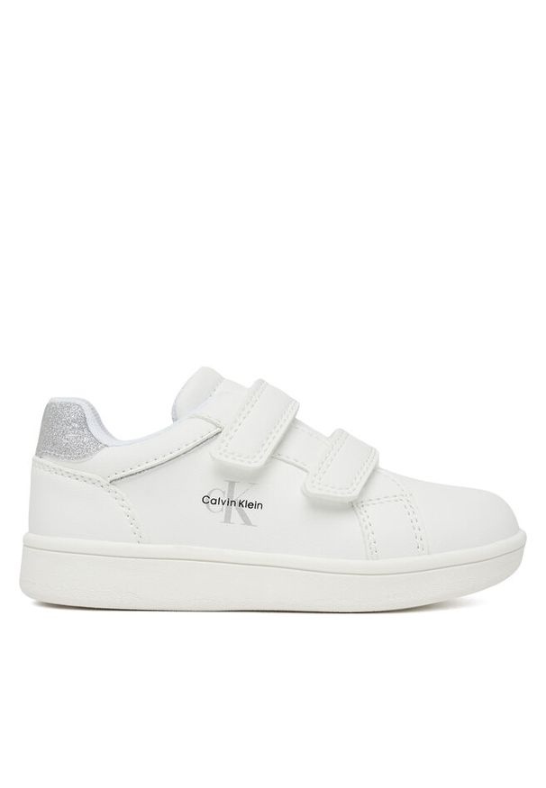 Sneakersy Calvin Klein. Kolor: biały