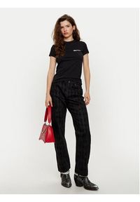 Karl Lagerfeld Jeans T-Shirt A1W17004 Czarny Slim Fit. Kolor: czarny. Materiał: bawełna #3