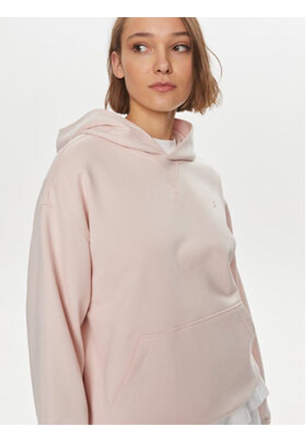 New Balance Bluza WT41537 Różowy Relaxed Fit. Kolor: różowy. Materiał: bawełna