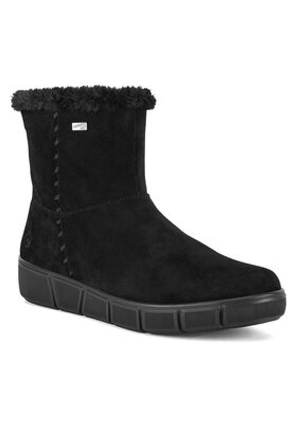 Remonte Botki D1T75-02 Czarny. Kolor: czarny. Materiał: zamsz, skóra