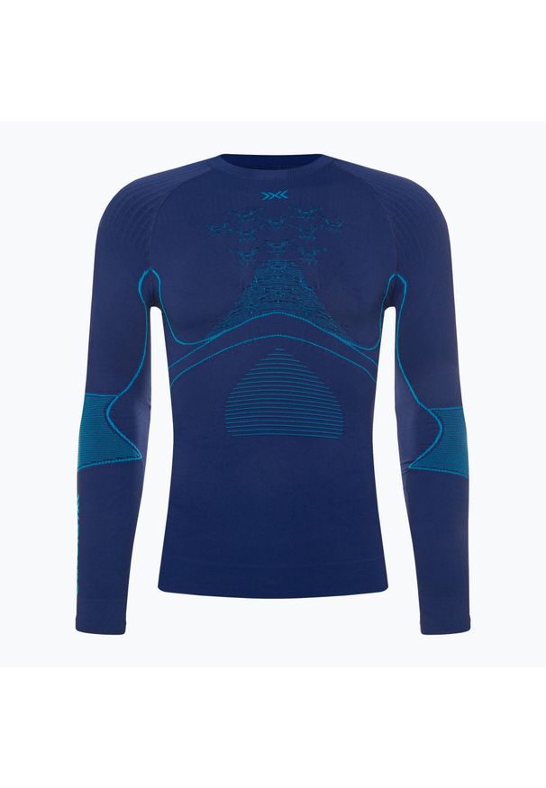 XBIONIC - Longsleeve termoaktywny męski X-Bionic Energy Accumulator 4.0 LS. Kolor: niebieski. Długość rękawa: długi rękaw