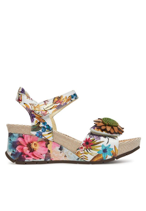Laura Vita Sandały Barry 36 Kolorowy. Materiał: skóra. Wzór: kolorowy