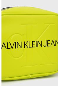 Calvin Klein Jeans - Torebka. Kolor: zielony. Rodzaj torebki: na ramię #4