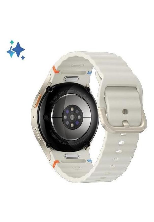 SAMSUNG - Samsung Galaxy Watch 7 LTE 40mm Kremowy (L305). Rodzaj zegarka: cyfrowe. Kolor: kremowy. Materiał: skóra. Styl: casual