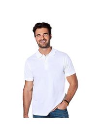 Stedman - Męska Koszulka Polo Lux. Typ kołnierza: polo. Kolor: biały