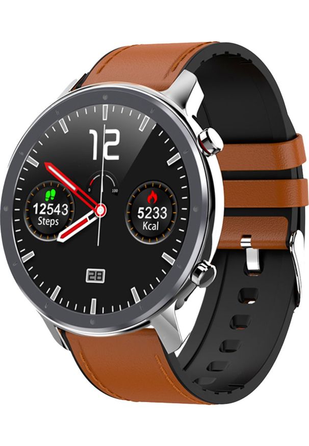WATCHMARK - Smartwatch Watchmark Outdoor WL11 Brązowy. Rodzaj zegarka: smartwatch. Kolor: brązowy