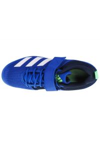 Adidas - Buty adidas Powerlift 5 Weightlifting GY8922 niebieskie. Zapięcie: sznurówki. Kolor: niebieski. Materiał: materiał, syntetyk, guma. Szerokość cholewki: normalna. Sport: fitness #4
