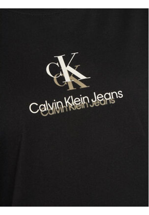 Calvin Klein Jeans T-Shirt Shadow Graphic J20J225545 Czarny Regular Fit. Kolor: czarny. Materiał: bawełna
