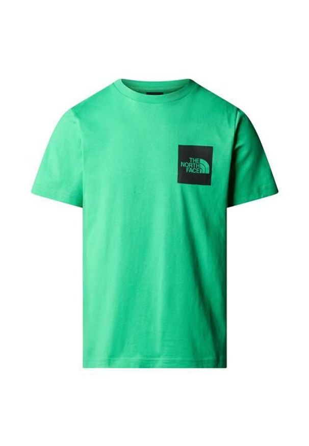 Koszulka sportowa męska The North Face Fine Tee Tnf. Kolor: zielony. Długość rękawa: krótki rękaw. Długość: krótkie