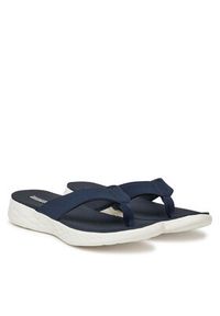 skechers - Skechers Japonki On-The-Go 600-Vacay 140702/NVY Granatowy. Kolor: niebieski. Materiał: materiał #4