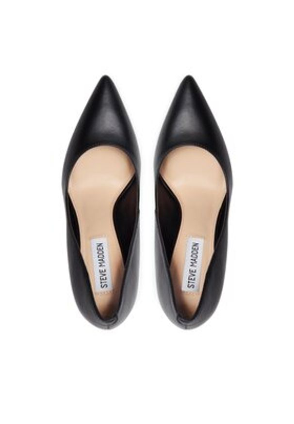 Steve Madden Szpilki Evelyn-E Pump SM19000078 SM19000078-017 Czarny. Kolor: czarny. Materiał: skóra. Obcas: na szpilce