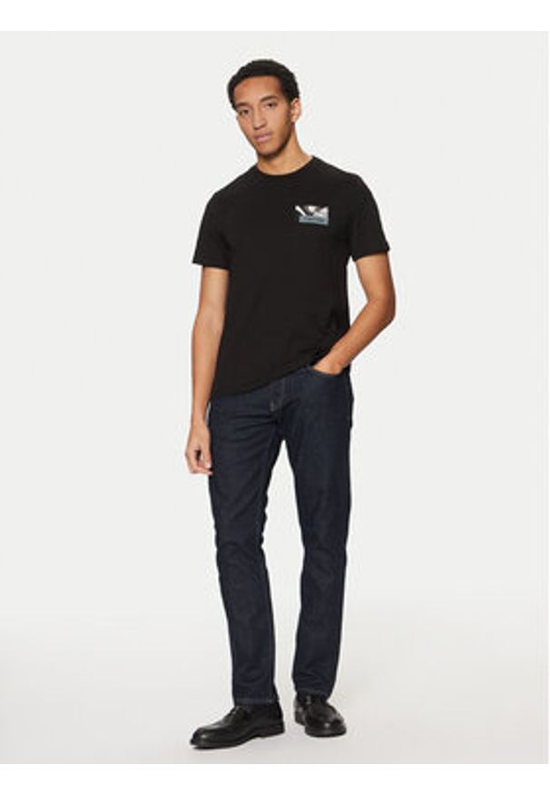 Calvin Klein Jeansy K10K111241 Granatowy Slim Fit. Kolor: niebieski