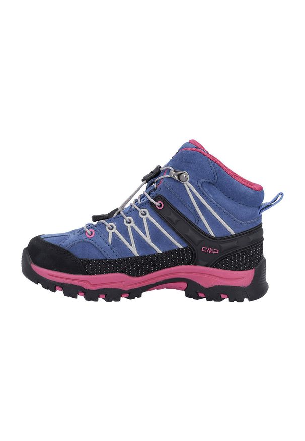 Buty trekkingowe dziecięce CMP RIGEL MID. Okazja: na co dzień. Kolor: czarny, niebieski, wielokolorowy