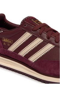 Adidas - adidas Sneakersy SL 72 RS HQ4910 Bordowy. Kolor: czerwony. Materiał: zamsz, skóra #5