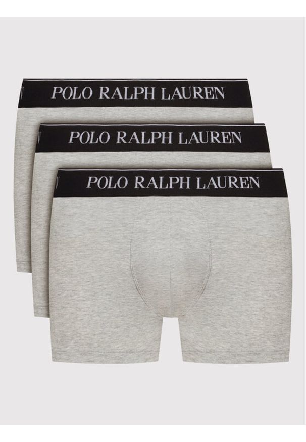 Polo Ralph Lauren Komplet 3 par bokserek 714835885005 Szary. Kolor: szary. Materiał: bawełna
