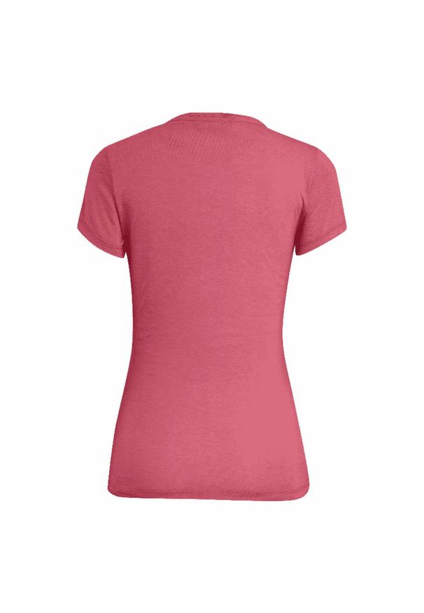 Koszulka turystyczna damska Salewa Graphic Dry T-Shirt. Kolor: różowy. Materiał: poliester, bawełna