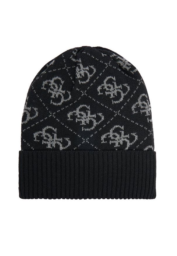 Guess Czapka AM9469 POL01 Czarny. Kolor: czarny. Materiał: materiał