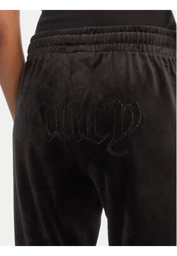 Juicy Couture Spodnie dresowe Tina JCWBJ126327 Czarny Straight Leg. Kolor: czarny. Materiał: syntetyk