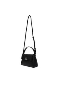 Calvin Klein Torebka Emblem Hw Pebble Shoulder Bag 25 LV04F3425G Czarny. Kolor: czarny. Materiał: skórzane #2