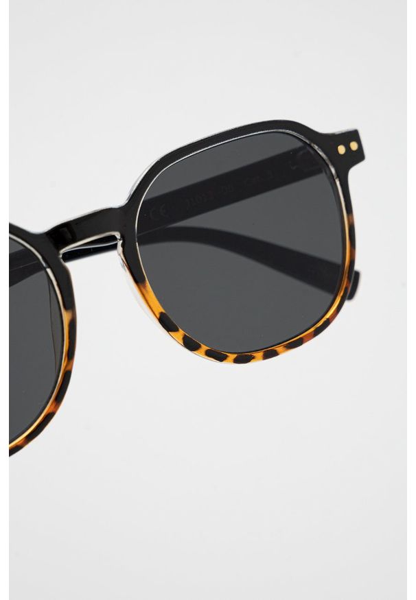 Jack & Jones okulary przeciwsłoneczne męskie kolor czarny. Kolor: czarny