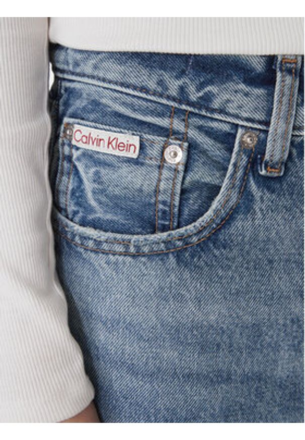 Calvin Klein Jeans Jeansy LV047F473G Niebieski Baggy Fit. Kolor: niebieski