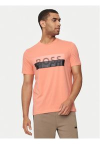 BOSS - Boss T-Shirt Tee 9 50512998 Czerwony Regular Fit. Kolor: czerwony. Materiał: bawełna