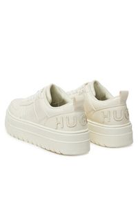 Hugo - HUGO Sneakersy Lyssa 50548151 Biały. Kolor: biały. Materiał: skóra
