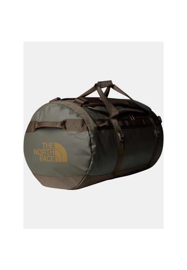 Torba sportowa The North Face Base Camp Duffel. Kolor: zielony, wielokolorowy, brązowy. Materiał: materiał