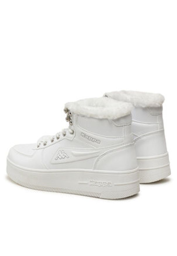 Kappa Sneakersy VSKA007 Biały. Kolor: biały. Materiał: skóra
