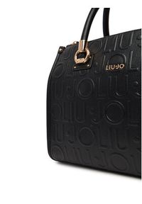 Liu Jo Torebka Ecs M Satchel AF5008 E0538 Czarny. Kolor: czarny. Materiał: skórzane