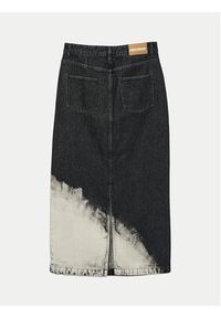 Vero Moda Spódnica jeansowa Candice 10330206 Czarny Regular Fit. Kolor: czarny. Materiał: bawełna