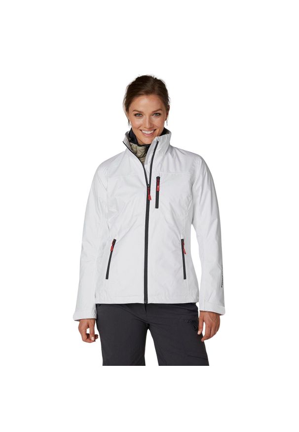 Kurtka damska Helly Hansen crew. Kolor: biały. Sport: turystyka piesza